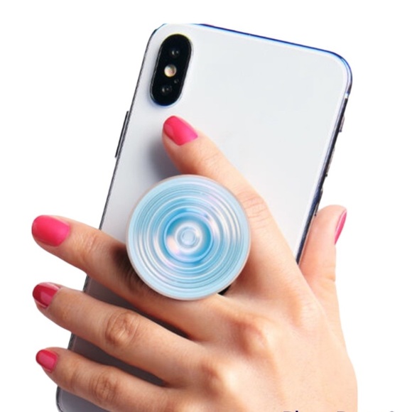 PopSocket PopGrip Ripple Opalescent Blue - Picture 1 of 11
